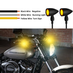Motorcycle LED Bullet Turn Signals Front Rear Indicator