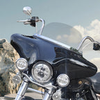 Batwing Fairing Road King Fairing Smoke/Clear Windshield Chrome/Black Trim For Harley Touring Road King FLHR 1994-2023 Road King Special FLHRXS 2017-2025