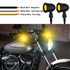 Motorcycle LED Bullet Turn Signals Front Rear Indicator