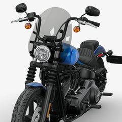 Motorcycle Windshield Motorcycle Windscreen Fit for Harley Softail Street Bob FXBB FXBBS Standard FXST Low Rider FXLR Rocker FXCW Dyna Super Glide FXD