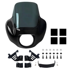 Front Quarter Fairing Low Rider S 9" Windshield Mounting Bracket Kit For Harley Softail Street Bob Low Rider S FXLRS Standard FXST 2018+