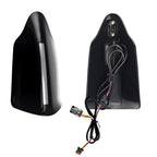 2X Motorcycle Handguards Hand Guards Shield with LED Lights Windproof for Harley