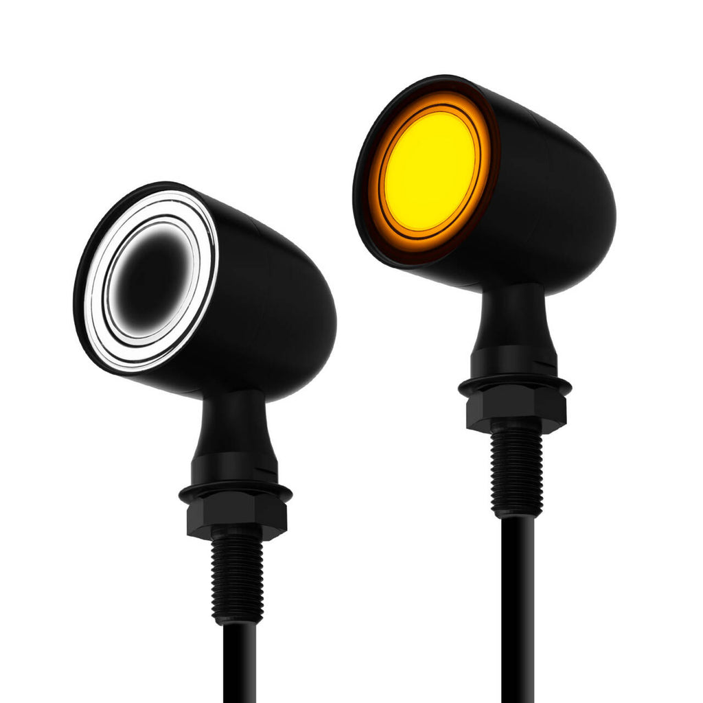 Motorcycle LED Bullet Turn Signals Front Rear Indicator