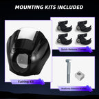 Quarter Fairing Windshield Kit for Harley Dyna 2006–2017, Street Bob FXDB, Super Glide FXD FXDC, Low Rider FXDL FXDLS