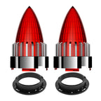Retro Bullet 3 1/4" Screw-in Turn Signal Lens For Harley Heritage Road King Electra Glide