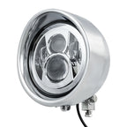 Motorcycle 7" LED Classic Visor Headlight