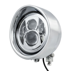 Motorcycle 7" LED Classic Visor Headlight
