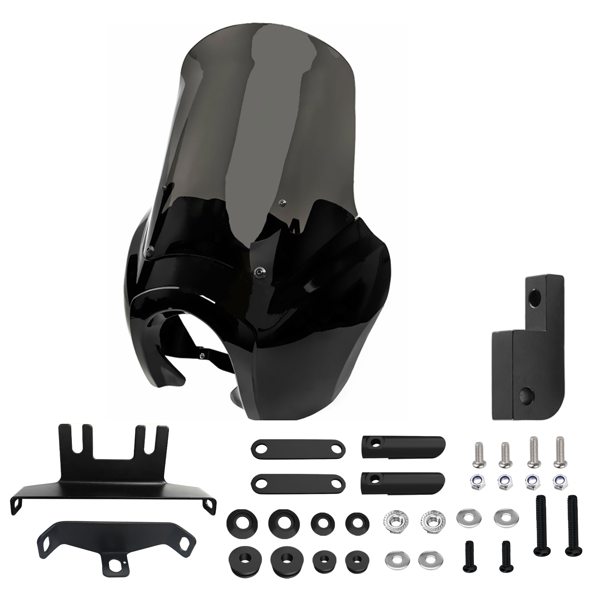 Front Headlight Fairing Cover w/ 15'' Windshield For Harley Dyna FXDXT T-Sport 2006-2017 Main image