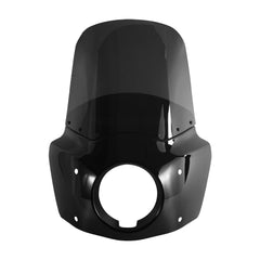 Front Headlight Fairing W/15" 11" Windshield For Dyna FXD FXDB FXDC FXDL 2006-2017