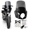 Motorcycle Fairing with 11in/15in Windshield Mounting Kit for Harley Sportster 1100 1200 Iron 883 HD Dyna