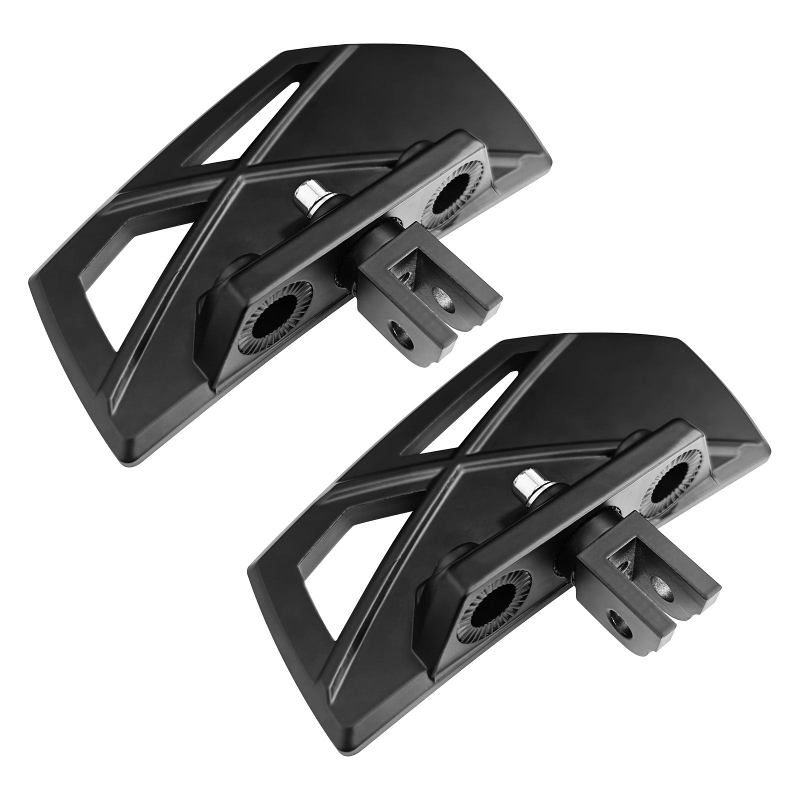 Motorcycle Mini Floorboards Front Rider Foot Pegs Pedals Rests Highway Footpegs for Harley 2018-2024 Softail Slim Fat Boy Street Bob Fat Bob Low Rider S Breakout Heritage Classic