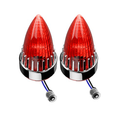 Classic Bullet 2" Clip-In Turn Signal Lens With LED & 1156 Plug