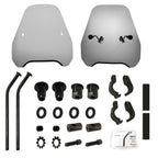 15“ Motorcycle Windshield Universal For Harley Davidson Honda Kawasaki Suzuki Triumph Yamaha Indian Victory