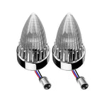 Classic Bullet 2" Clip-In Turn Signal Lens With LED & 1157 Plug