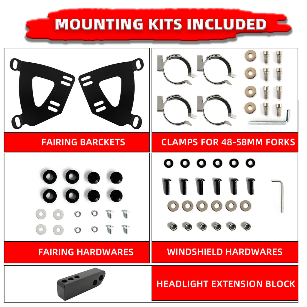 11/15" Motorcycle Front Fairing For Road Warrior Fairing For Harley Dyna 06-17