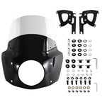 11" Windshield Road King Fairing Fit 7" Headlight For Harley Touring Road King FLHR 1994-2023 Road King Special FLHRXS 2017-2025
