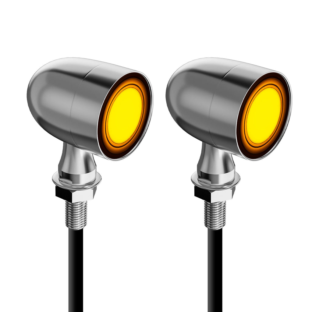 Motorcycle LED Bullet Turn Signals Front Rear Indicator
