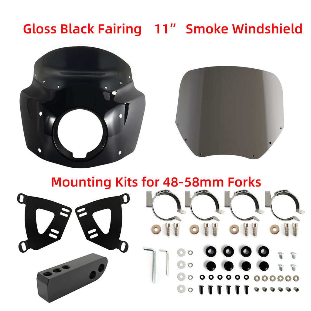 11/15" Motorcycle Front Fairing For Road Warrior Fairing For Harley Dyna 06-17