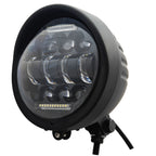 Motorcycle 5.75" LED  Visor Headlight with DRL
