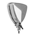 Triangle Motorcycle LED Headlight Motorbike Hi/Lo Beam Headlamp Bottom Mount Head Light Lamp Clear Lens Universal for Harley Kawasaki Honda Yamaha Suzuki Chopper Cafe Racer Bobber
