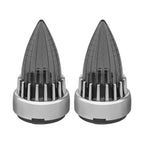 Motorcycle 2“ Turn Signal Clip-on 2 Pack Bullet Rear Tail Light Lens Covers for Harley Softail Street Road Glide Fat boy Sportster Dyna Deluxe