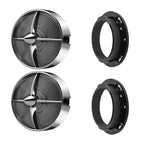 Retro Turbine 3 1/4" Screw-In Turn Signal Lens For Harley Heritage Road King Electra Glide