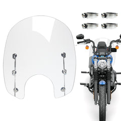 Motorcycle Windshield Motorcycle Windscreen Fit for Harley Softail Street Bob FXBB FXBBS Standard FXST Low Rider FXLR Rocker FXCW Dyna Super Glide FXD