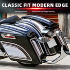 3 1/4" Motorcycle Turn Signal 2 Pack Bullet Rear Tail Light Lens Covers for Harley Softail Electra Glide Fatboy Heritage Softail Road Glide Softail Springer Tour Glide