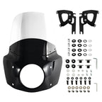 15" Windshield Road King Fairing Fit 7" Headlight For Harley Touring Road King FLHR 1994-2023 Road King Special FLHRXS 2017-2025