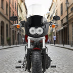 Fat Bob Windshield 15" Windscreen Dyna Fat Bob Motorcycle Double Lamp Fairing Only For Harley Dyna Fat Bob FXDF 2008-2017