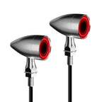 Motorcycle LED Bullet Turn Signals Front Rear Indicato