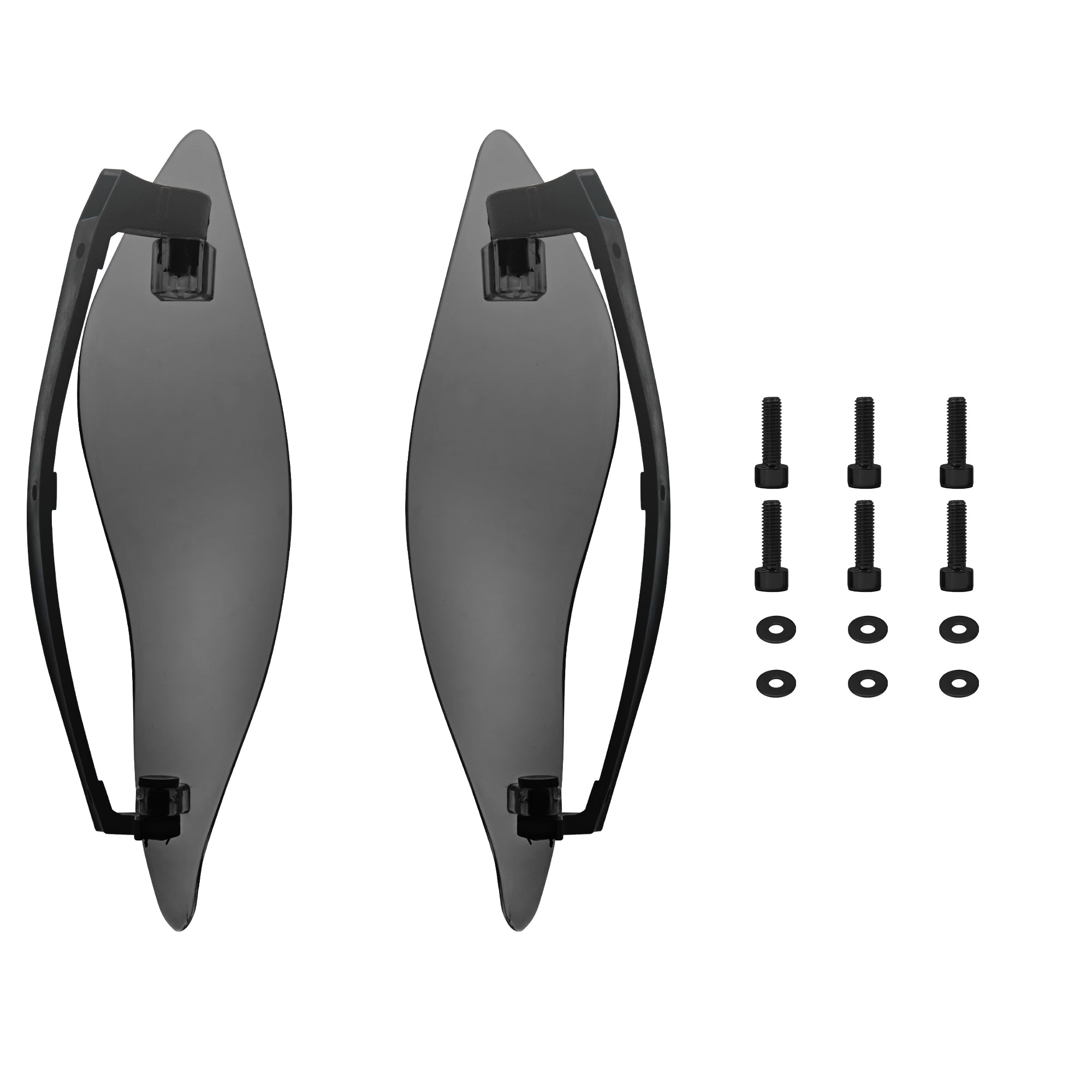 Motorcycle Side Wing Air Deflector Side Spoiler Colorful Windshield For Harley Touring Electra Street Glide FLHX FLHT 2014-2024