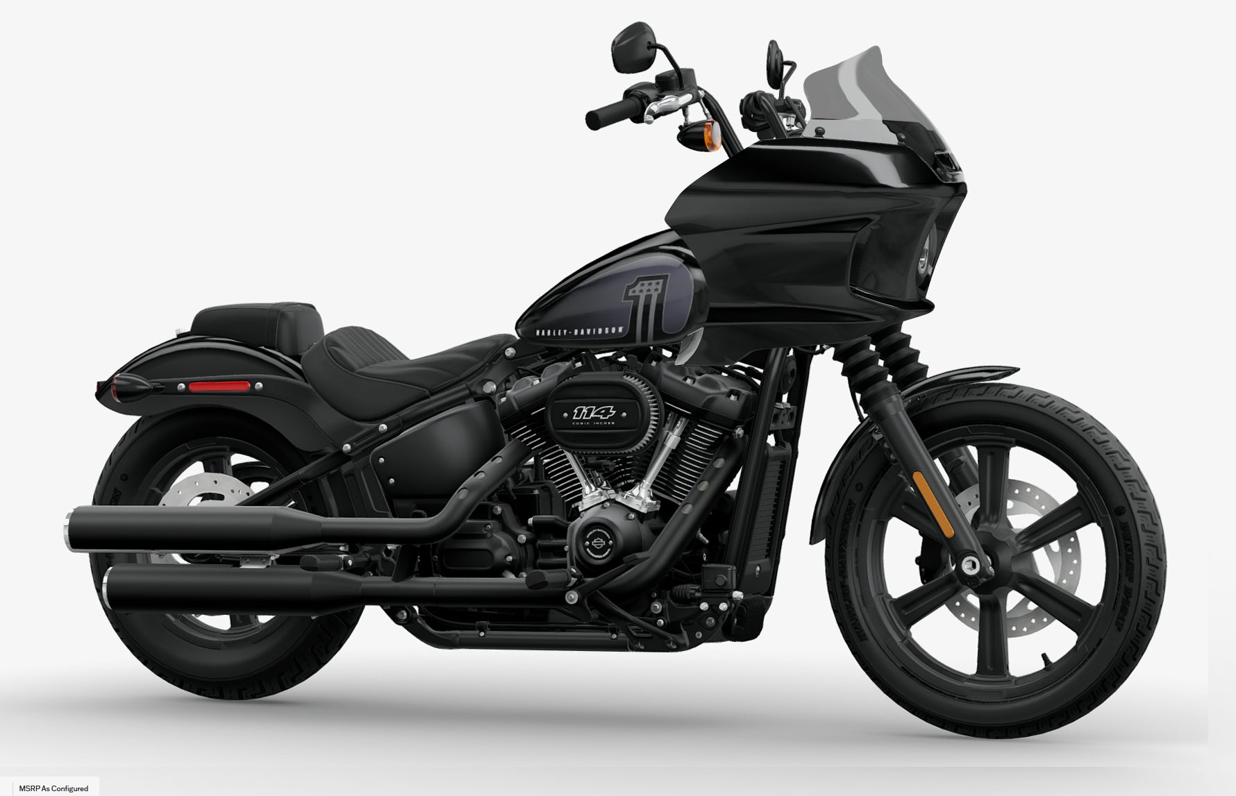 ST Style Front Fairing Windshield For Harley M8 Softail Street Bob FXBB 2018-2020 FXBBS 2021-2024 FXST