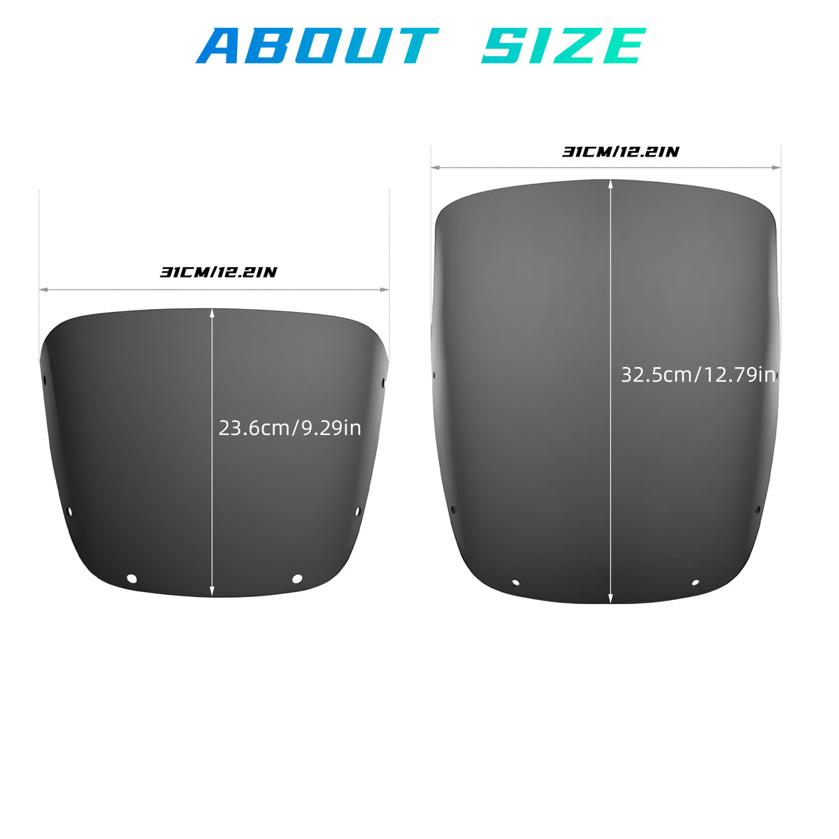 Front Quarter Fairing Windscreen 13" Only Windshield For Harley Softail Street Bob 114 FXBBS 2021-2024 Standard FXST 2018+