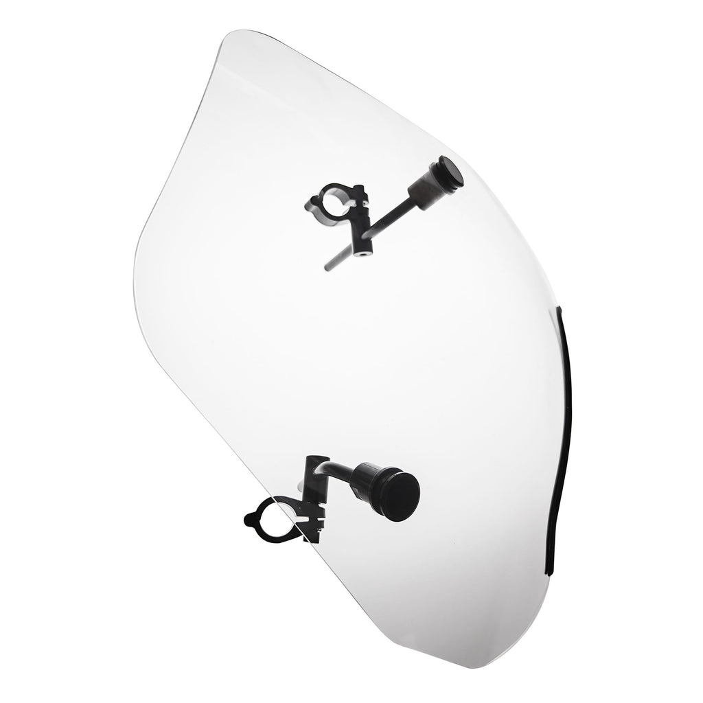 15“ Motorcycle Windshield Universal For Harley Davidson Honda Kawasaki Suzuki Triumph Yamaha Indian Victory