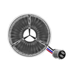 Classic Tri Bar 2" Clip-In Turn Signal Lens With LED & 1157 Plug For Harley