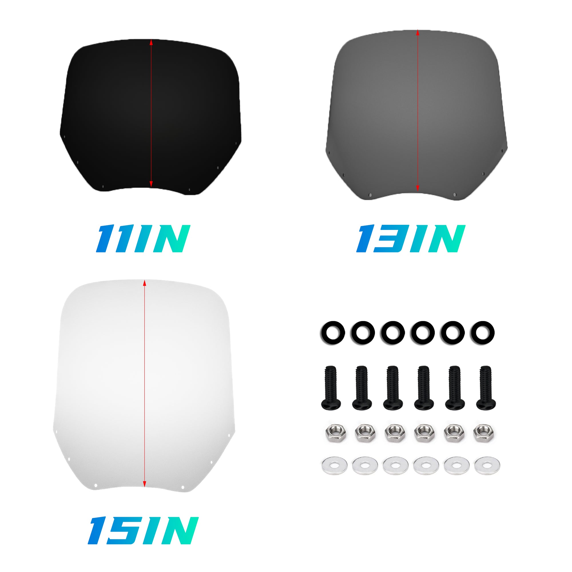 Windscreen Motorcycle Windshield Windscreen for FATECIM 6021 6022 6023 6024 fairing kit