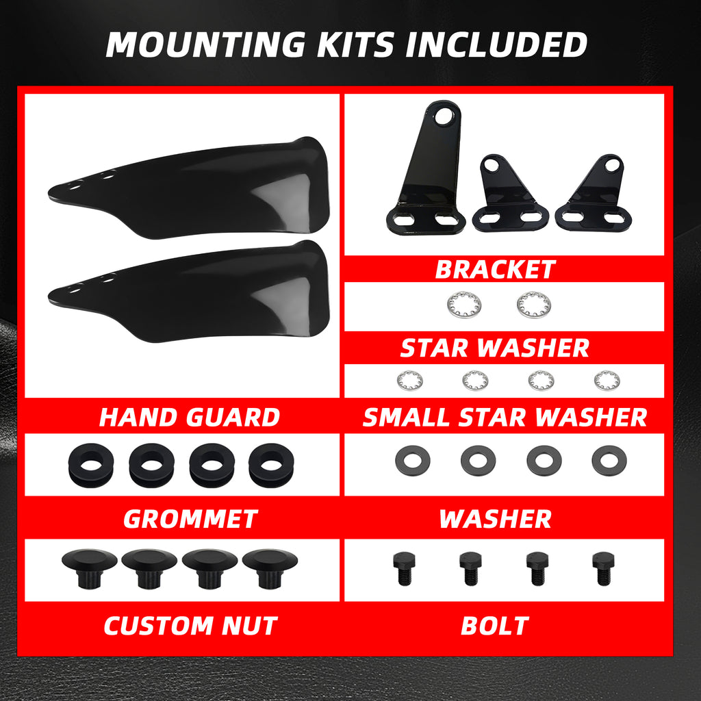 Road Glide Hand Shield Guard Protector Handguards For Harley Road Glide Road Glide 2015-20 Street Bob FXBB 2018-20 Low Rider ST