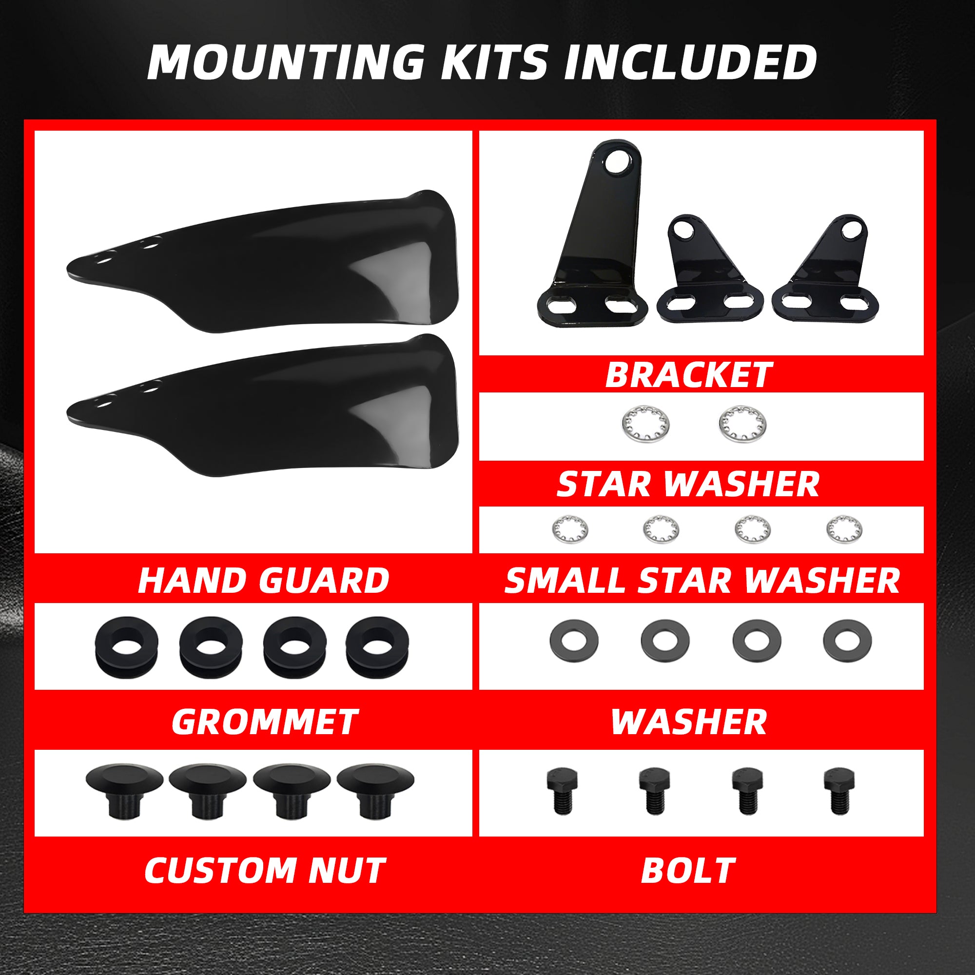 Road Glide Hand Shield Guard Protector Handguards For Harley Road Glide Road Glide 2015-20 Street Bob FXBB 2018-20 Low Rider ST