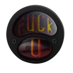 "FUCK U" Duo Lamp Model a Motorcycle Tail Light