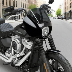 Front Quarter Fairing Windscreen 13" Only Windshield For Harley Softail Street Bob 114 FXBBS 2021-2024 Standard FXST 2018+