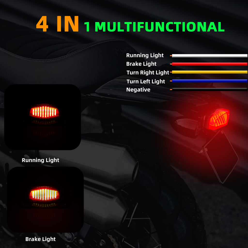 Motorcycle Lucas 564 Style BSA Triumph Norton Enfield Taillight TailLamp Chopper Bobber Bonneville Cafe Racer Scrambler