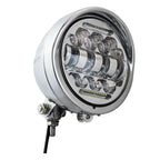 Motorcycle 5.75" LED  Visor Headlight with DRL