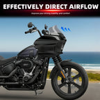 ST Style Front Fairing Windshield For Harley M8 Softail Street Bob FXBB 2018-2020 FXBBS 2021-2024 FXST