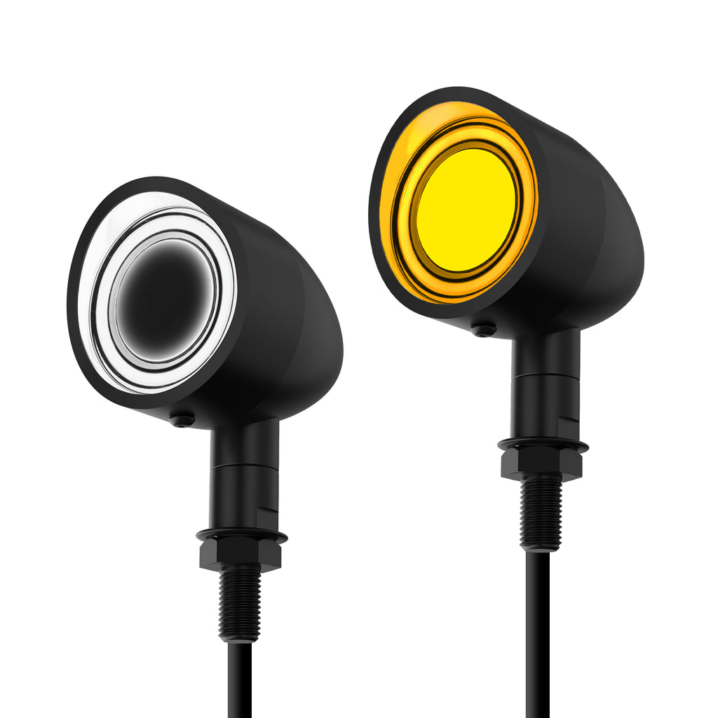 Motorcycle LED Bullet Turn Signals Front Rear Indicator