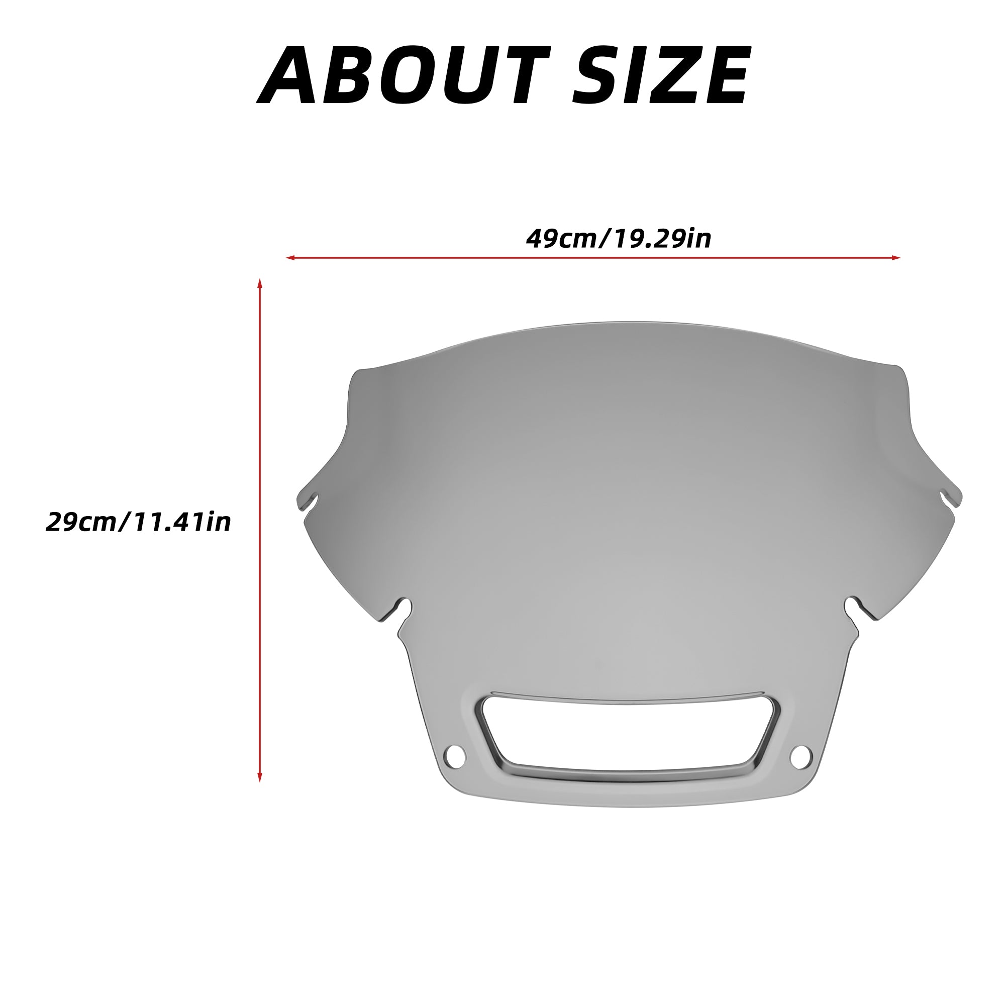 7" Low Rider ST Windshield Windscreen Protector Cover For Harley Softail Low Rider ST/FXLRST 2023+ & El Diablo FXRST 2022-2024