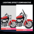 17" Smoke Detachable Windshield Windscreen Wind Splitter For Harley Touring Road King FLHR 1994-2023, Road King Special FLHRXS 2017-2025
