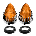 Retro Bullet 3 1/4" Screw-in Turn Signal Lens For Harley Heritage Road King Electra Glide