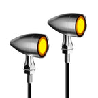 Motorcycle LED Bullet Turn Signals Front Rear Indicato