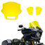 9" Windshield Windscreen with Fairing Side Wings Air Deflectors for Harley Softail 2022 2023 2024 Low Rider ST El Diablo FXRST FXLRST